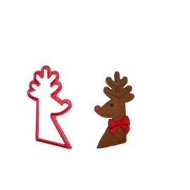 Reindeer Head Cookie Cutter