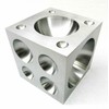 Dapping Block Steel 3" Square Forming Cube 25 Cavities Half