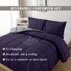 Elegant Comfort 3-Piece Reversible Comforter Set, All Season Cozy, Soft