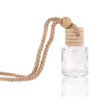 10 Packs Car Hanging Diffuser Empty Glass Perfume Bottles Air
