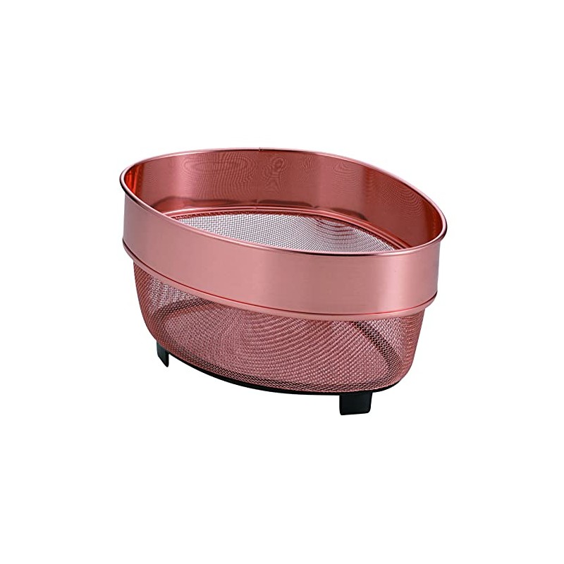 Pearl Metal HB-4163 Triangle Corner Colander, Pure Copper, Made in