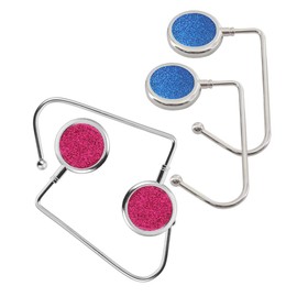 OATIPHO 2pcs Stylish Table Purse Hanger Handbag Hooks for Desk Travel Elegant Bag Holder Enhanced Stability for Organizing Handbags Backpacks