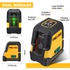 PREXISO Laser Level with Tripod - 100Ft Rechargeable Dual Modules