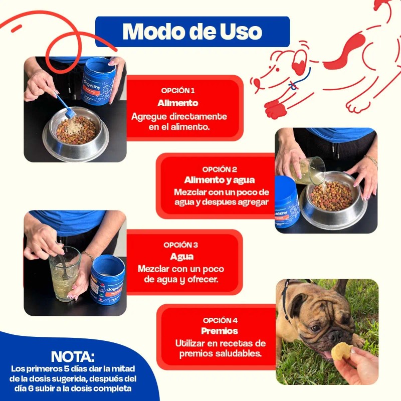 Dogelthy Pack De 3 Allergy Blend Para Alergias / Perro