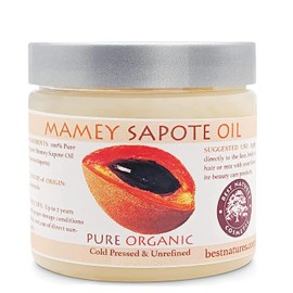 Mamey Sapote Oil Pure Organic Cold Pressed Unrefined 4 fl oz / 118 ml