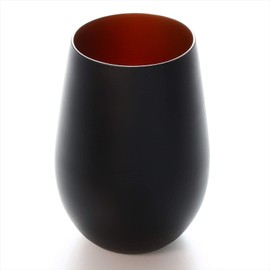 stolzle Matte Black/Bronze 465ml "Metal Color" Large Tumbler Pair in Presentation Box