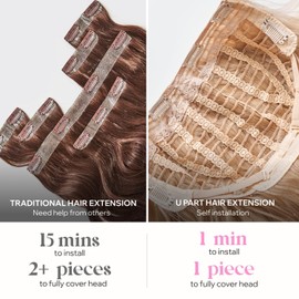 Deinner Premium Natural Wavy Hair Extensions for Any Hair Length, Quick Clip-In Installation - Seamless Blending and Styling Versatility (Beach wave, Loose wave)(20 Inch, Loose Wave, Ash Blonde)