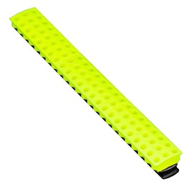 Ernst Manufacturing 72 Tool Bit Bar, 1/4" Hex Bit Organizer with Magnetic Base, Screwdriver Bit Tray - Black/Hi-Viz