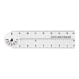 DESIGNPHIL 42263006 Midori Multi Ruler, 6.3 pulgadas (16 cm), Transparente