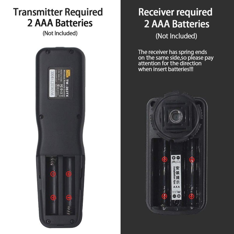 Remote Shutter Release for Nikon, Pixel TW-283 DC0/DC2 Wireless Shutter