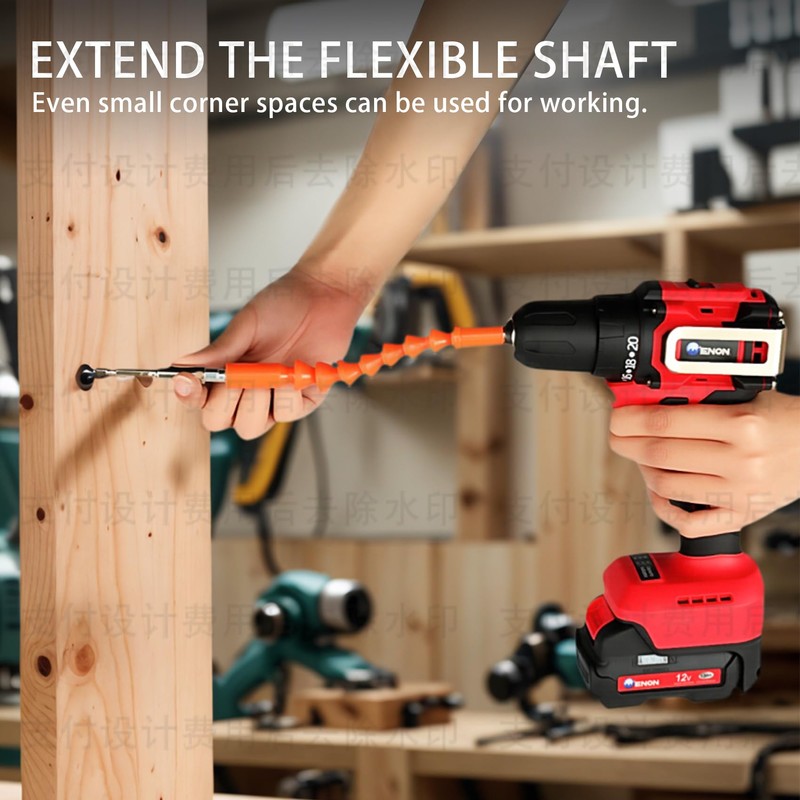 Brushless Cordless Drill Set,12V Power Drill Set with Battery and