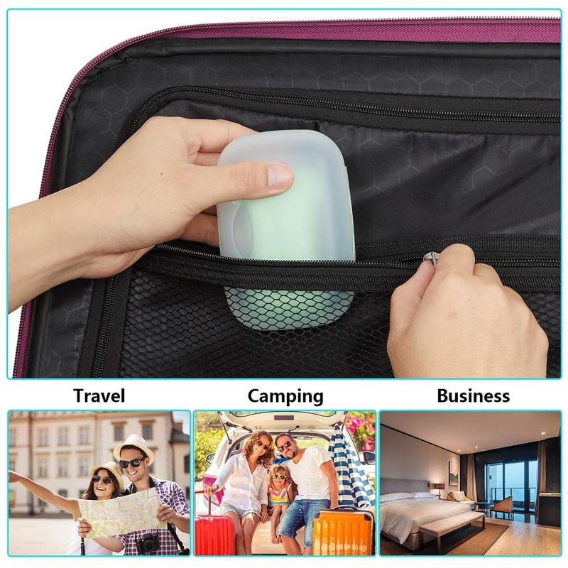 Vonpri Soap Holder Container, Portable Bar Soap Saver Scrubber Case