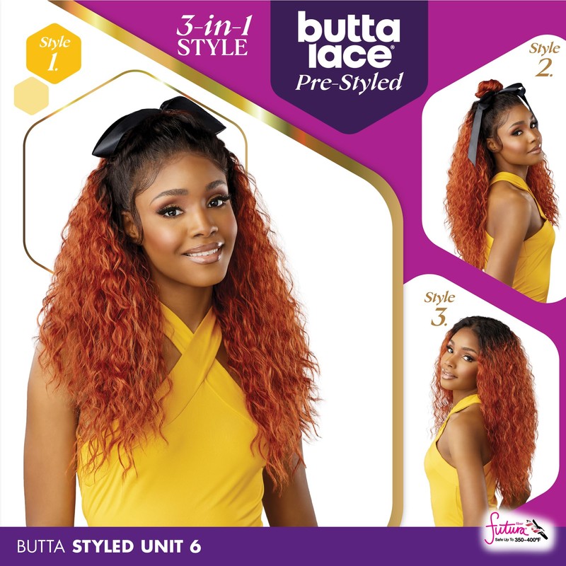 Sensationnel Butta Lace Prestyled Wigs - Unit 6 Glueless 13x4