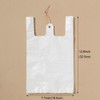 Muellery White Plain Plastic Bags 200 Pieces For Merchandise Retail