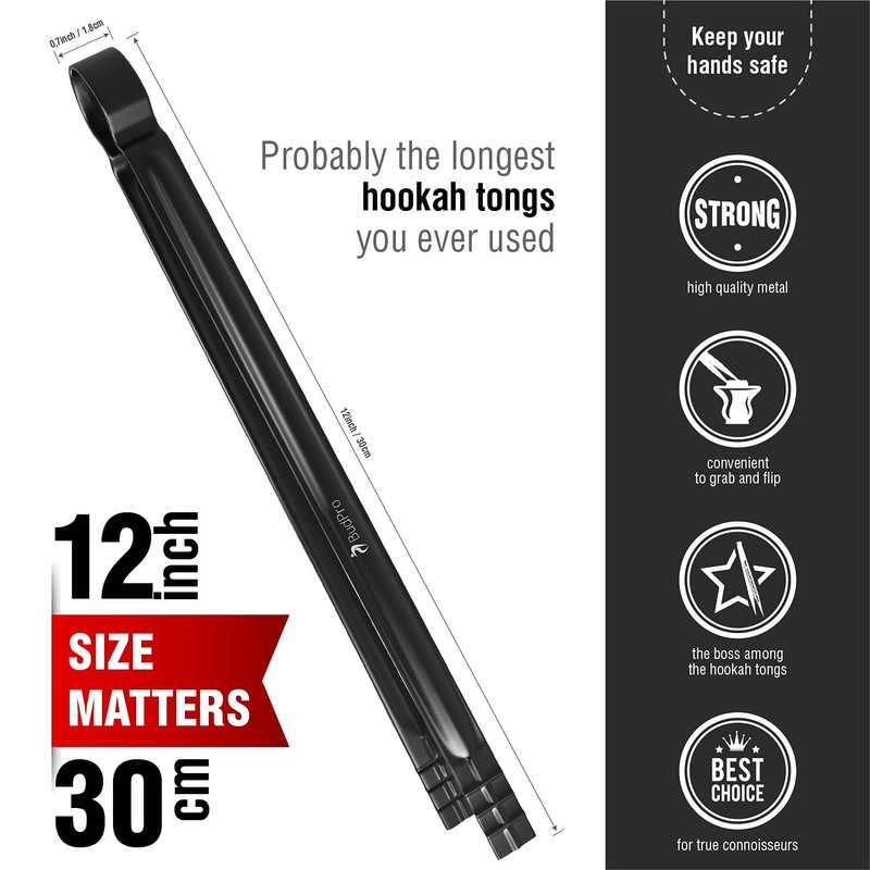 BudPro - Pinzas para pipa de agua (33 cm), color