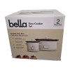 Bella Slow Cooker Set, 6-Quart & 2-Quart Programmable - FREE