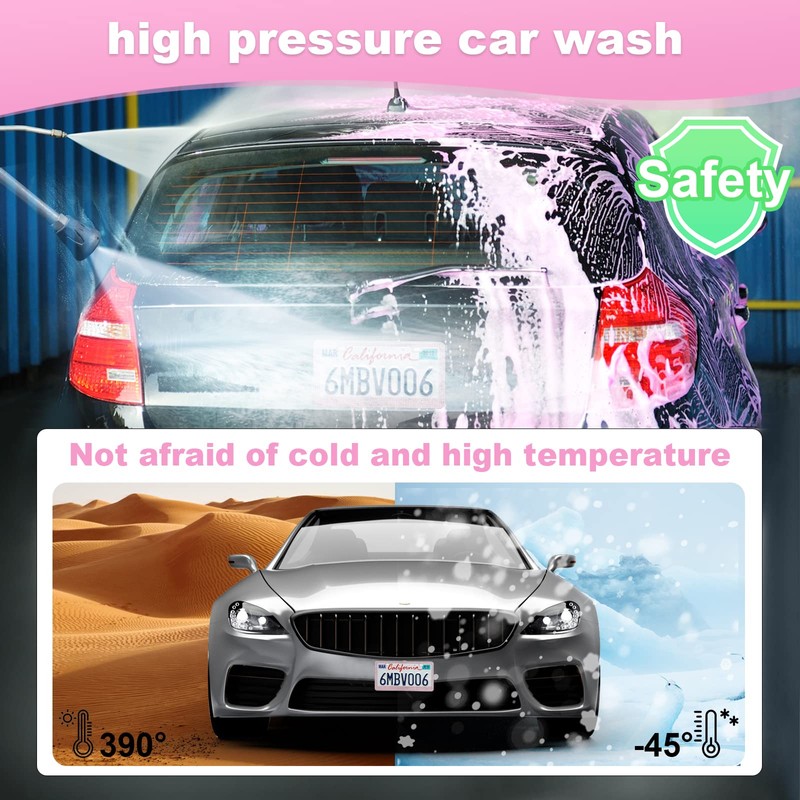 QUANQIUFEI 2 Pack Bling License Plate Frames for Women, Sparkly