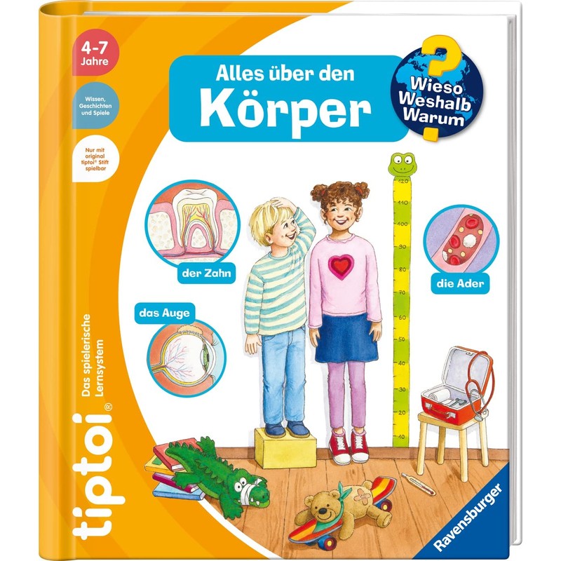 Ravensburger tiptoi Set: Wieso? Weshalb? Warum? Alles über den Körper
