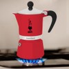 Bialetti Moka Express Rainbow (Red, 6 Cups)