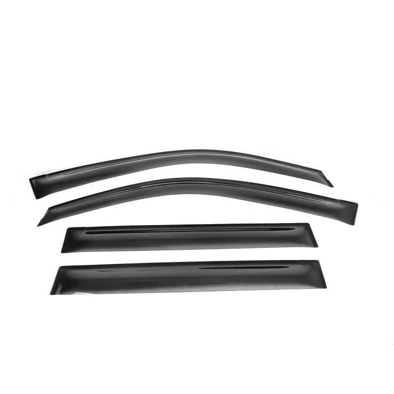 SDZ Tape on 4 Pcs Window Visor Sun Vent Rain