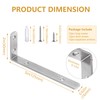 LSK L Bracket, 5"×2"(125×50mm) Heavy Duty Stainless Steel Corner Bracket