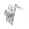 Central Vacuum Inlet Valve, for Nutone Central Vacuum System Installation