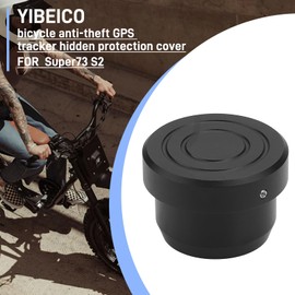 YIBEICO Holder for Airtag for Super 73 S2, Waterproof Stem Cap Case Protector for Air tag GPS Tracker, Theft-Preventing Protective Cover for Airtags, Accessories for Super73