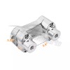 21ST 2" Risers 1.25" Handlebar Clamp For Harley Dyna Fat