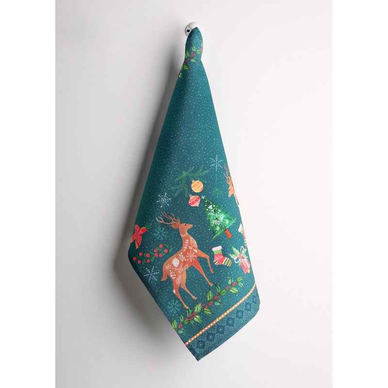Maison d' Hermine Hygge Christmas 100% Cotton Set of 3