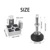 Rrina 4 Sets 4040 Series Aluminum Profile Adjustable Feet for