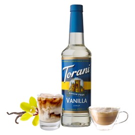 Torani Torani Sugar Free Syrup, Vanilla, 25.4 Ounce (Pack of 4)