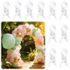 PUGPIU 10 Pack Balloon Arch Clips for Backdrop | Plastic