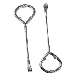 KinetiCore 2 Pack Paint Can Opener, Heavy Duty Alloy Steel 2 in 1 Paint Tin Opener with Bottle Opener, Rust-Proof for 5L Paint Cans, DIY Decorating & Professional Use