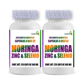 DUO Moringa,Zinc & Selenio 120 capsulas de 500 mg