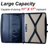 Acocony 11x17 Portfolio Folder for Artwork with Zipper Closure 11x17
