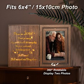 EYITUPC Light Up Photo Frame Bereavement Gifts Sympathy Grief Memorial Gift, Thinking of You Gifts for Women Cheer Up, Holds Two 4x6 Photos