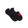 HUGO Women's Trainer Socks (Pack of 2), Black 1