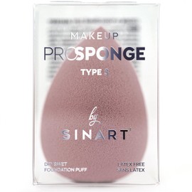 SINART Makeup Sponge, Beauty Makeup Foundation Blender, For Liquid, Cream, & Powder Products, Original Premium PROsponge, Vegan, Cruelty & Latex-Free (Beige)