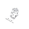 BriLove Women CZ Statement Adjustable Ring for -Sagittarius Horoscope Zodiac