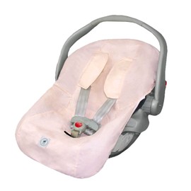 Nap Baby Funda para Portabebé con resorte ajustable, 100% algodón, hipoalargénica - Rosa - Niña