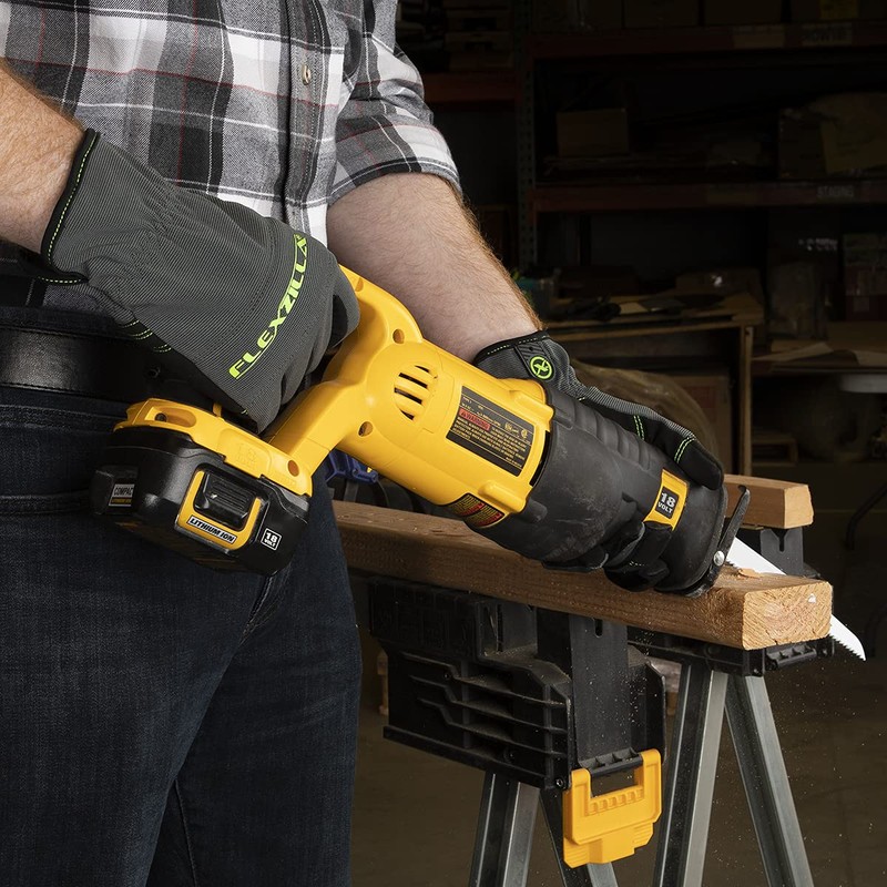 Flexzilla GH100XXL High Dexterity, Synthetic Leather, Black/Gray, XXL Utility Gloves,