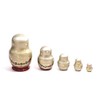 Semenov Matryoshka 5 Piece Headband "Berry" (Made in Russia) (SILVER)