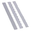 3pcs Deckle Edge Ruler Paper Tearing Ruler Craft Ruler Paper