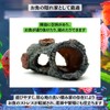 Charmoon Aquarium Aquarium Object Driftwood Log Realistic Hideaway Shelter Ornament
