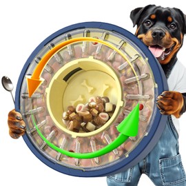 KADTC Adjustable 5-60 Min Slow Feeder Dog Bowl & Puzzle Feeder Anti-Gulping