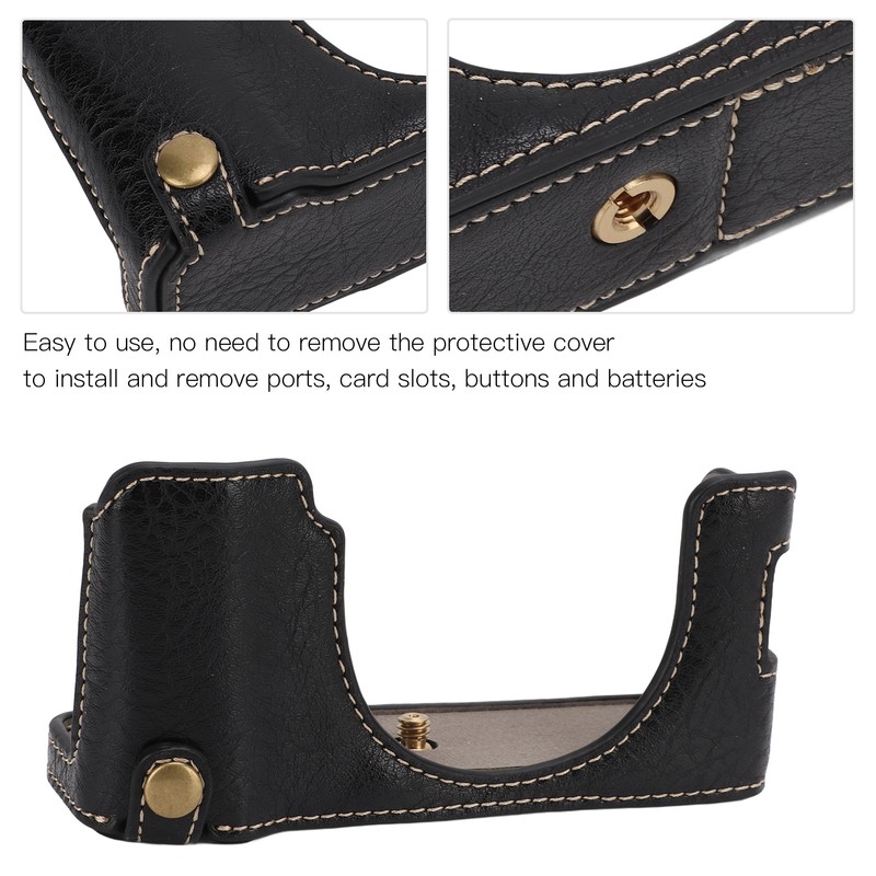 Camera Case PU Materials Fit Design Sturdy Structure Retro Exquisite