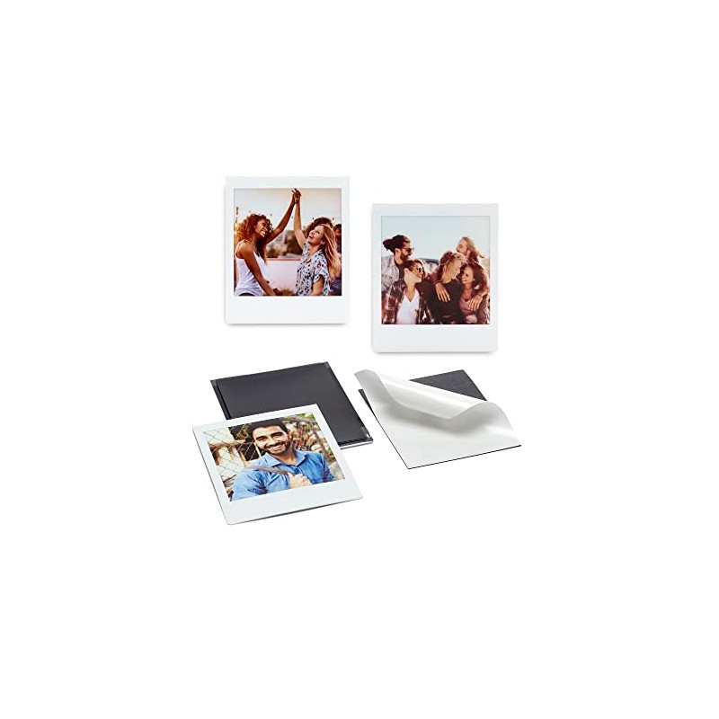 instax SQUARE magnets, with magnetic back