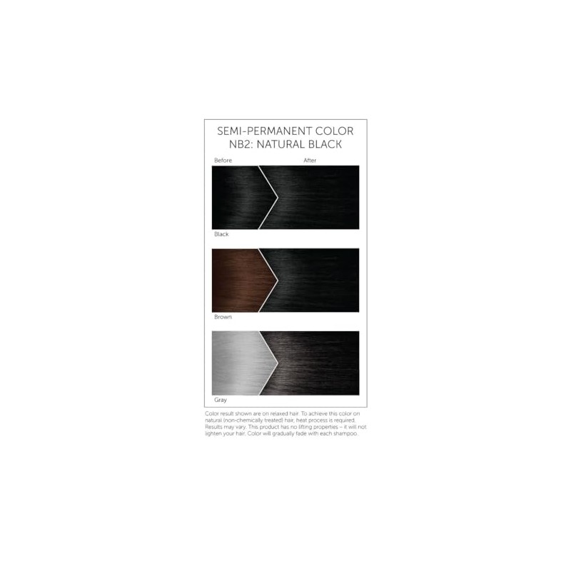 Bigen Semi-Permanent Haircolor #Nb2 Natural Black 3 Ounce (88ml) (2