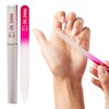 Premium Glass Nail File with Case - Fingernail File for