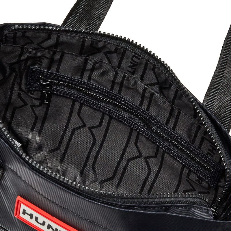 Hunter Nylon Top Clip, Tote Mini, Black